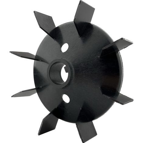 Pales de ventilateur pour moteur électrique 25mm / 148mm h 37mm avec clavette, pales de moteur en plastique, accessoires pour compresseur d'air, pales de ventilateur en plastique, pale de (1/5)