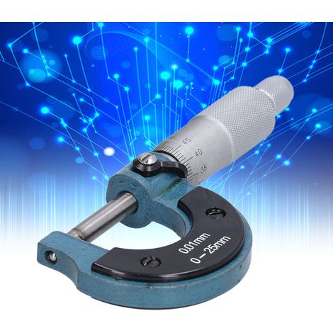 Micromètre Extérieur en Acier Inoxydable 0-25mm Haute Précision pour Mesure d'Épaisseur (1/5)
