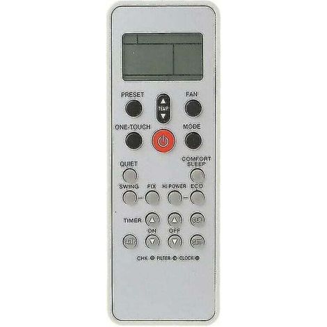 Control remoto de repuesto de 3 piezas para aire acondicionado Toshiba WC-L03SE Universal-Crezuo