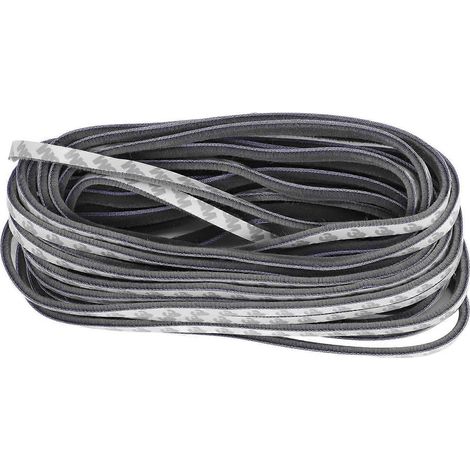 Selbstklebendes Dichtungsband für Fenster und Türen, schalldicht, winddicht, staubdicht, grau, 9 x 5 mm