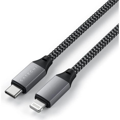 [NEUWERTIG] B-Ware Satechi St Tcl10 M Kabel Datenkabel Usb C Lightning 0.25m Ladekabel