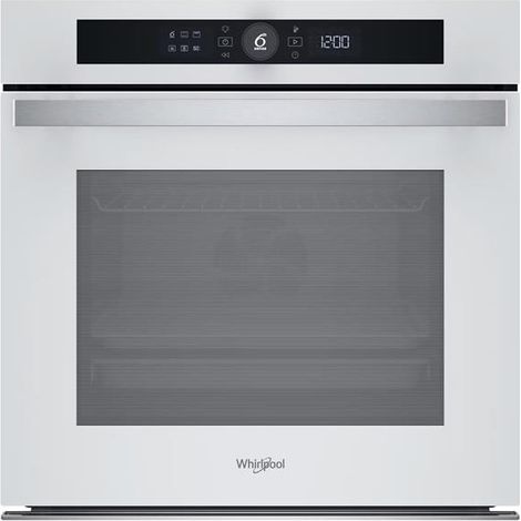 Whirlpool – Four intégrable 73L 60cm pyrolyse – Capacité XXL – Nettoyage pyrolytique et hydrolytique – Technologie 6ème Sens – WOI4S8PM1SWAF