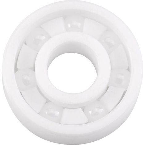 608 Miniature Ceramic Ball Bearing for Finger Spinner ZrO2 8 x 22 x 7 mm White MUMU