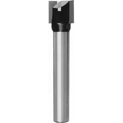Mèche à Rainer Droite Carbure D.25 mm x Q.8 x Lu. 15 x Lt. 70 mm Z2+1 - Idéale pour Défonçage Menuiserie - Diamwood