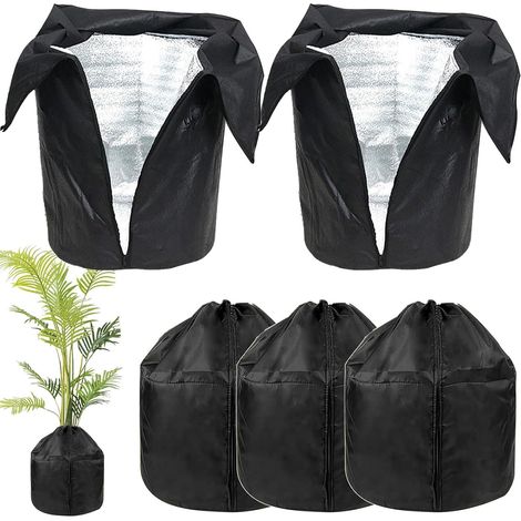 Fundas protectoras para macetas de invierno (5 piezas) - Fundas antihielo para plantas de invierno Bolsas protectoras para macetas Fundas antihielo para macetas de invierno (1/5)