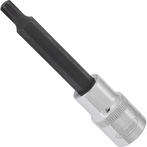 VIGOR Schraubendrehereinsatz, V2213, 1/2 (12,5 mm) Vierkant hohl, Innen Keilprofil Ribe-CV, SW M7 (1/3)