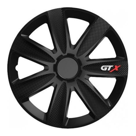 Radkappen GTX CARBON BLACK - 15 Zoll