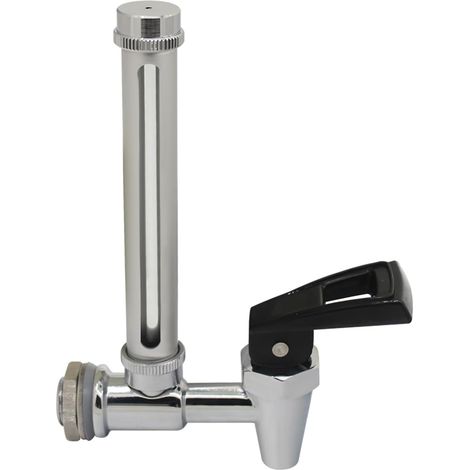 Robinet vue claire filtre à eau par gravité pour purificateur eau gravité jauge de niveau d'eau cuve robinet indicateur de niveau vanne de contrôle liquide capteur visuel (3/8 pouce 180mm) (1/5)