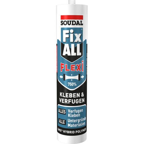 Soudal Fix ALL Flexi adhésif de montage noir 470 g/290 ml