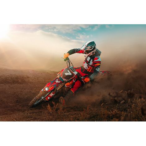Papier peint panoramique Motocross - 130 cm x 87 cm (1/2)