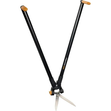 Tijeras cortasetos y cortacésped multifunción con palanca FISKARS (1/5)