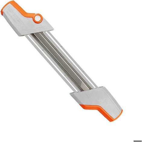 Porte-lime 2 en 1 pour chaîne de tronçonneuse 3/8" P Ø 4,0 mm (1/4)