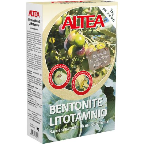 Barrière à la bentonite et au lithothamne d'althéa contre les insectes broyeurs et les mouches de l'olivier et des fruits 1 kg
