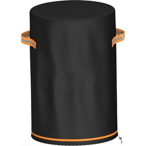 Housse pour brasero Rond en Tissu Oxford 600D avec Cordon de Serrage imperméable et Coupe-Vent idéale pour protéger Votre mobilier de Jardin. (1/4)
