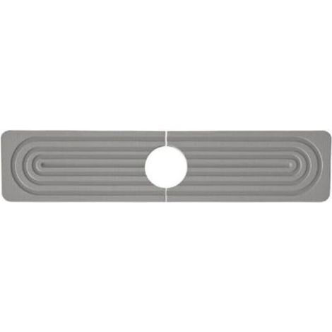 Tapis de cuisine absorbant, terre de diatomées, anti-éclaboussures, séchage rapide, convient pour évier de cuisine, camping-car, plan de travail de salle de bain (gris, 60 x 10 cm) (1/5)