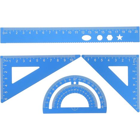 Kit de règle à dessin triangulaire professionnelle Abaodam (1/5)
