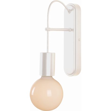 Applique Candellux ALTO bianca 1xE27 metallo 28cm IP20 (1/4)