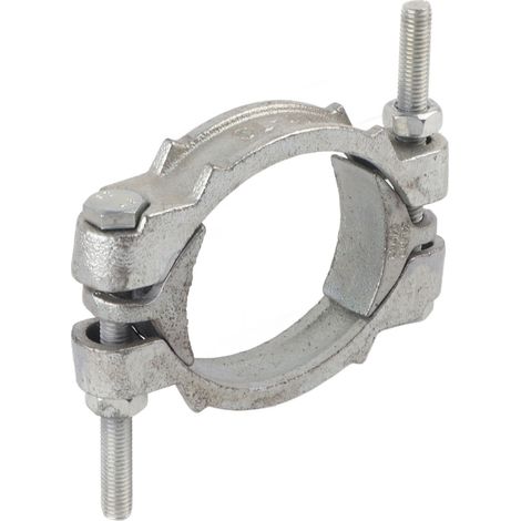 Collier de serrage en acier galvanisé ajustable, pour tuyauterie et fixation, diamètre 88 à 96 mm (1/5)