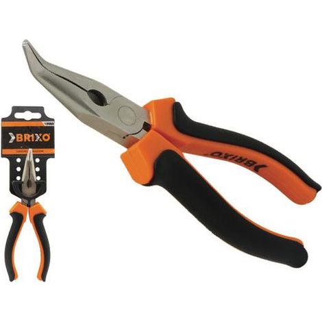 PINZE BECCHI 1/2 TONDI CURVI BRIXO 150MM