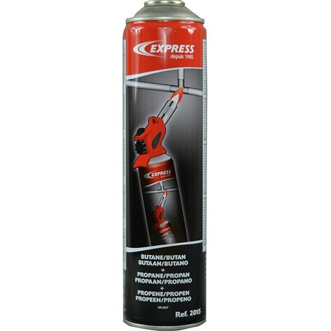 Cartouche de gaz propylène 326g – Autonomie 2h – Pour soudage et découpe à flamme – Haute performance jusqu'à -10°C