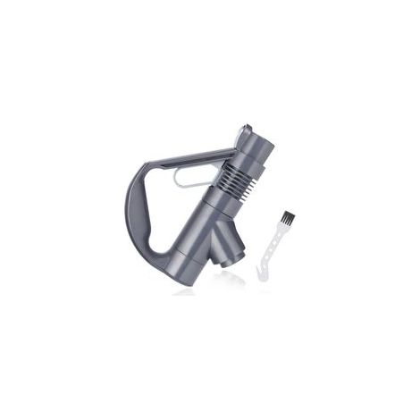 Poignée de rechange pour aspirateur, Poignée Compatible avec Dyson DC19 DC23 DC26 DC29 DC32 DC36 DC37 Accessoire Aspirateur Poignée de Remplacement avec une brosse de nettoyage (Gris) H439