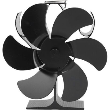 6-blade stove fan, temperature range 80–350°C, automatic start, diameter 152mm, optimised air circulation (1/5)