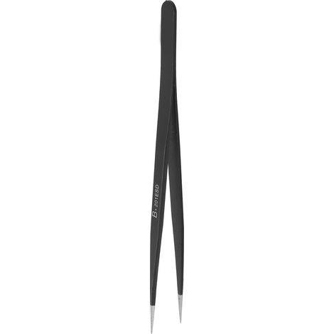 Pincettes pointues BST‑201ESD en acier inoxydable, haute précision, antistatique, résistantes aux acides pour laboratoire (1/5)