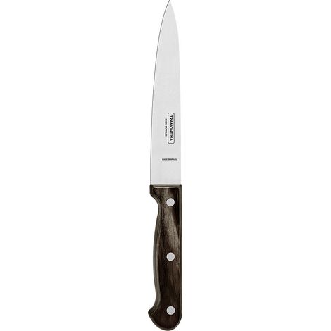 Cuchillo polywood castaño para cocina 15 cm