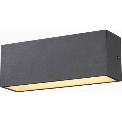 Applique extérieure up/down SITRA L gris LED 24W CCT IP65 bord mer - SLV - 1005155 (1/3)