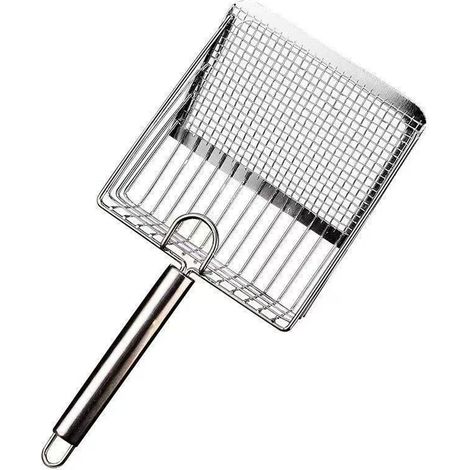Katzenstreuschaufel, Metall-Katzenstreuschaufel, 5-mm-Katzenstreuschaufel, Feinmaschige Katzenstreuschaufel (1/5)