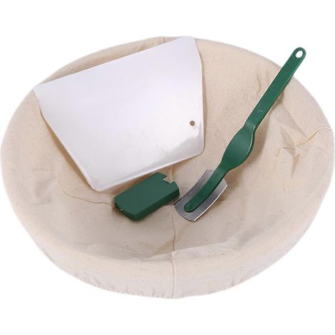 Set mit 23 cm (9 Zoll) großen Gärkörben für Sauerteigbrot (1/5)
