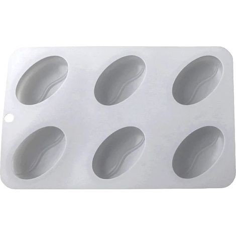 Silikonbackform, 6-Fächer-Design, lebensmittelechtes Material, 1PC (1/2)