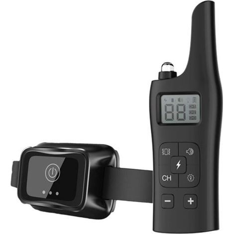 RGHS 800M Collare per addestramento cani con telecomando, ricaricabile, impermeabile IP67, con vibrazione e suono, per cani di piccola, media e grande taglia (1/5)