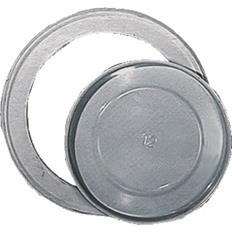 Rosone in acciaio inox d.120