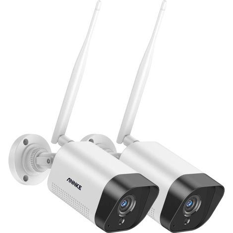 Caméra de surveillance, résolution 3MP, vision nocturne jusqu'à 30 mètres, Kit de caméra 4PCS (1/5)