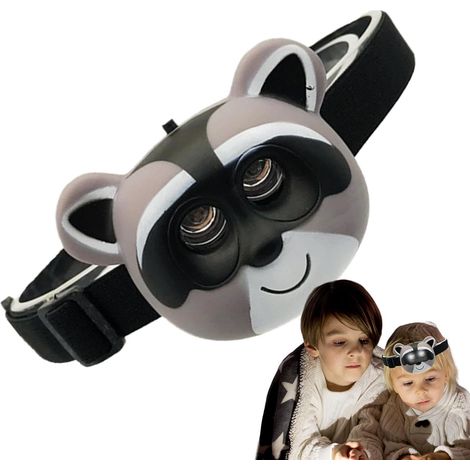 Lampe Frontale Lampe Frontale Bandeau Lumineux Fournitures Camping Dessin Animé Enfant Plein Air Fête Nuit Amusement Aventure Camping Randonnée Chasse Anniversaire Noël Nature (1/5)
