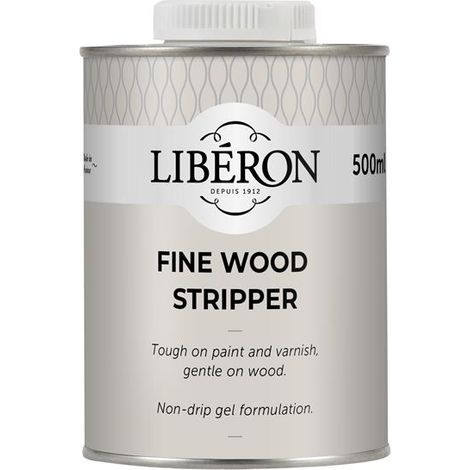 Liberon Fine Wood Stripper - 500ml (LIBFWS500N) for Safe and Effective Furniture and Wood Surface Refinishing