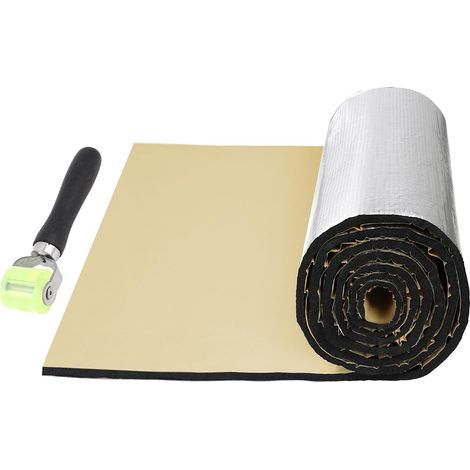 1.52㎡ 10mm Thermal Insulation Aluminum Car Sound Insulation Engine Hood 152cmx100cmx10mm with Installation Tools (1/5)