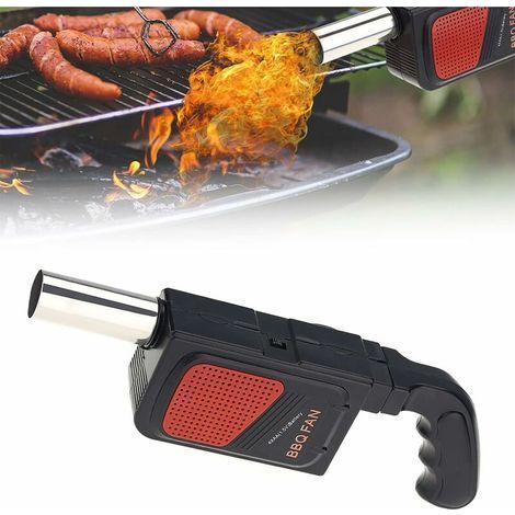Ventilateur de barbecue électrique portable, outil idéal pour le camping, les pique-niques et les barbecues en plein air. Idée cadeau de Noël pour un mari.-AquaForge (1/5)