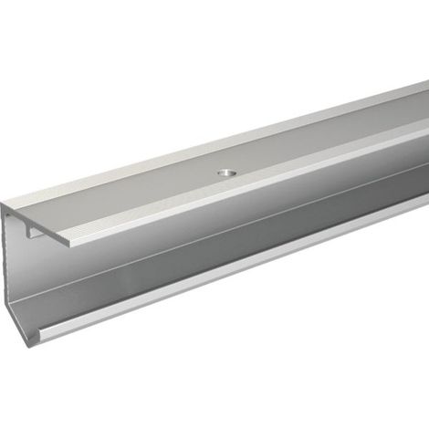 RAIL SIMPLE ALU BRUT 1,94M PERCE TUBEL