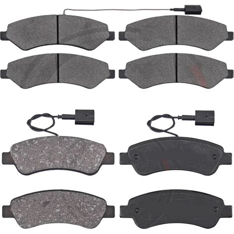 KIT PASTIGLIE FRENO ANTERIORI E POSTERIORI compatibile con Alfa Romeo BRERA / PASTIGLIE FRENANTI AUTO OEM FDB1794FDB1663,FDB1796FDB1795 / SOSTITUZIONE DIRETTA / BASSA POLVERE / SILENZIOSO