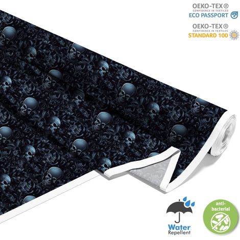 TESSUTI DECORATIVI PER ESTERNI OXFORD - Motivo Teschio I DX4078 (1/5)