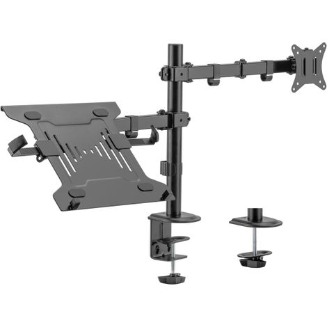 ewent EW1519 Support bureau noir pour moniteur 32 pouces (1/3)