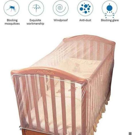 Moustiquaire - Pour Lit De Bébé - 135 X 60 X 90 Cm - Universelle - 1 Pièce (1/4)