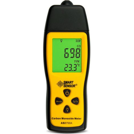Détecteur Portable Monoxyde Carbone Capteur Intelligent Alarme Sonore Lumineuse Sécurité Maison (1/4)