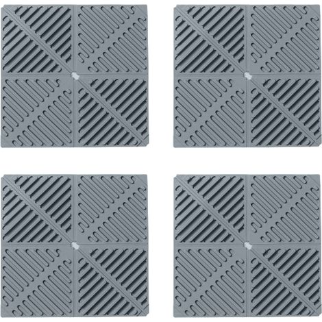 Sous-plat En Silicone Pliable - Résistant Jusqu'à 230 °C - Pour Casseroles Et Plats Chauds - Lot De 4 (1/5)