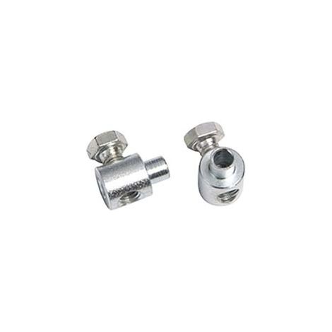 MORSETTO A 1 VITE LATERALE IN ACCIAIO ZINCATO- - foro ø mm.3 - vite M5 - conf.pz.4 in blister - 5 blister