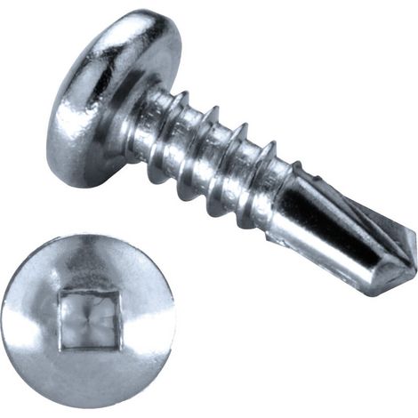 GOEBEL - 1000 x Vis Autoforeuse-Tête Cylindrique Bombée 4,2 x 19 mm Acier Zingué - DIN7504 SQ - 4180142190 (1/5)