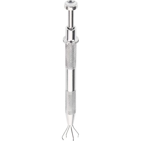 Brucelles à Bijoux, 4 Griffes Pinces à Piercing Outils de Ramassage de Bijoux Pince à épiler pour Saisir de Petites Pièces, Pierres Précieuses, Composants électroniques (1/5)