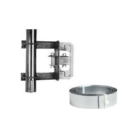 HD ME Cerclage cheminée simple Galvanisé a 2 tendeurs + Feuillard Galvanisé 5M